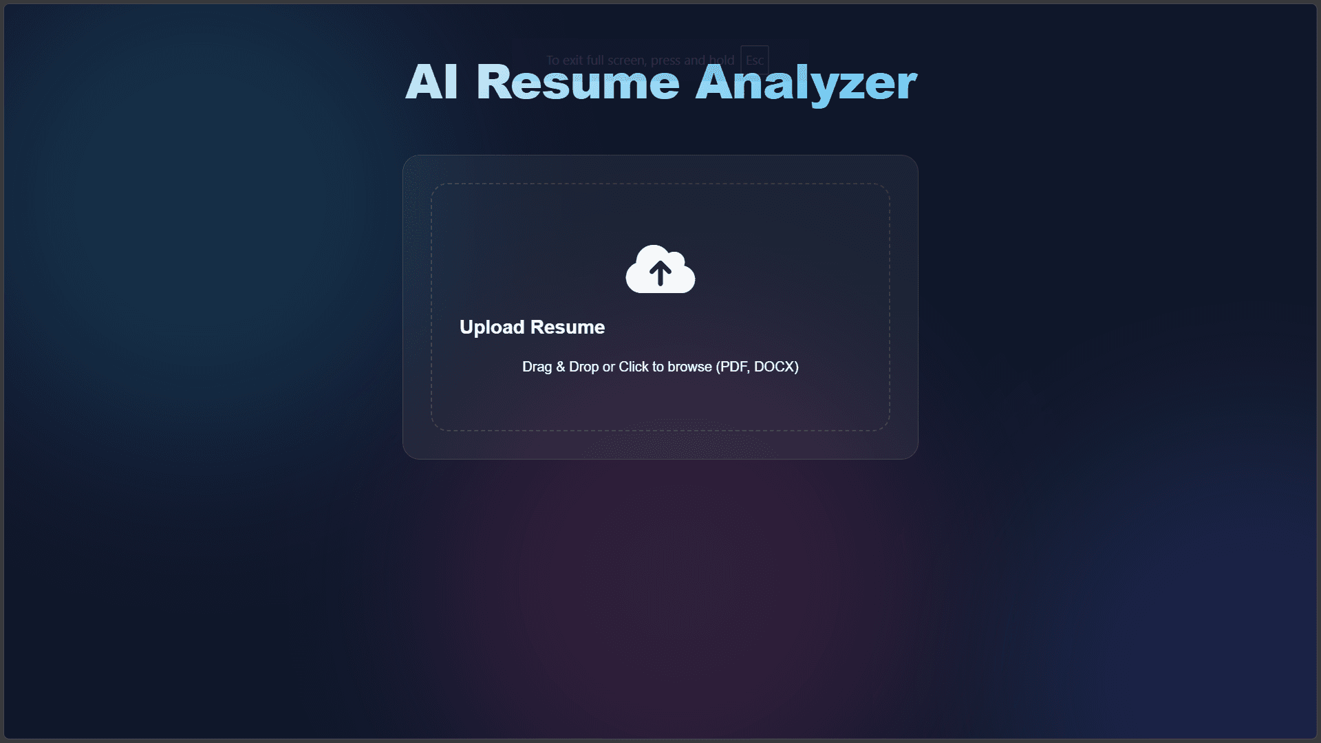 AI-Resume-Analyzer